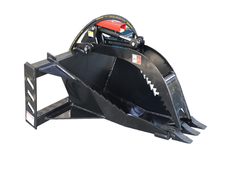 Skid Steer Stump Bucket Grapple